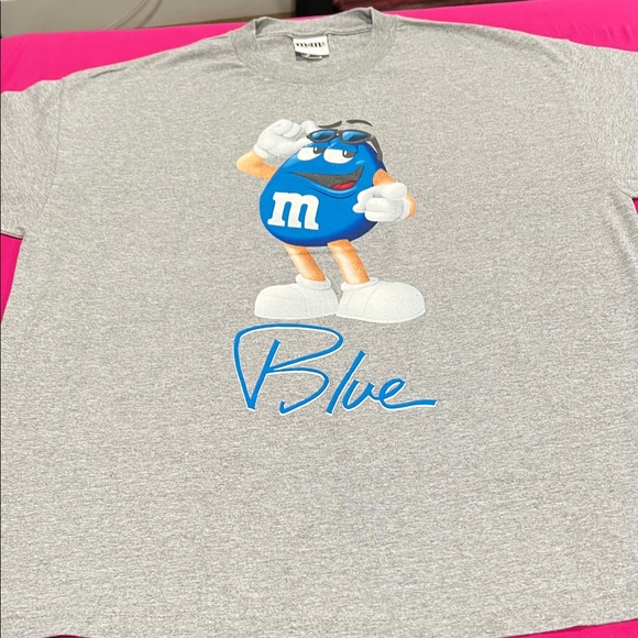 M&M'S Other - Vintage 2011 , M&M'S Blue Character Gray T-Shirt